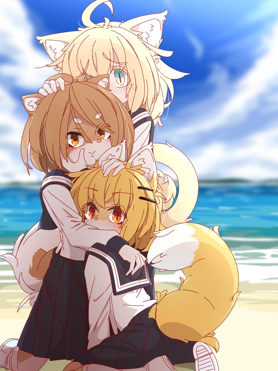 tillsit3142's tweet photo. わんちゃんねこちゃんきつねちゃん https://t.co/wRUSqkC0kF