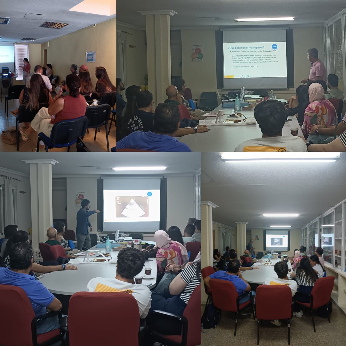 📢 Volvemos a la carga con Formación en #Ecografía para Enfermería y Medicina en AP del <a href="/sescamclm/">SESCAM</a> 
👇
👏👏Maratoniana jornada para el Curso Básico de Enfermería  y para el Avanzado en el CS Ciudad Real I #CiudadReal 💪💪👏👏 <a href="/SCAMFYC/">🆂🅲🅰🅼🅵🆈🅲</a> #EcografiaClinica