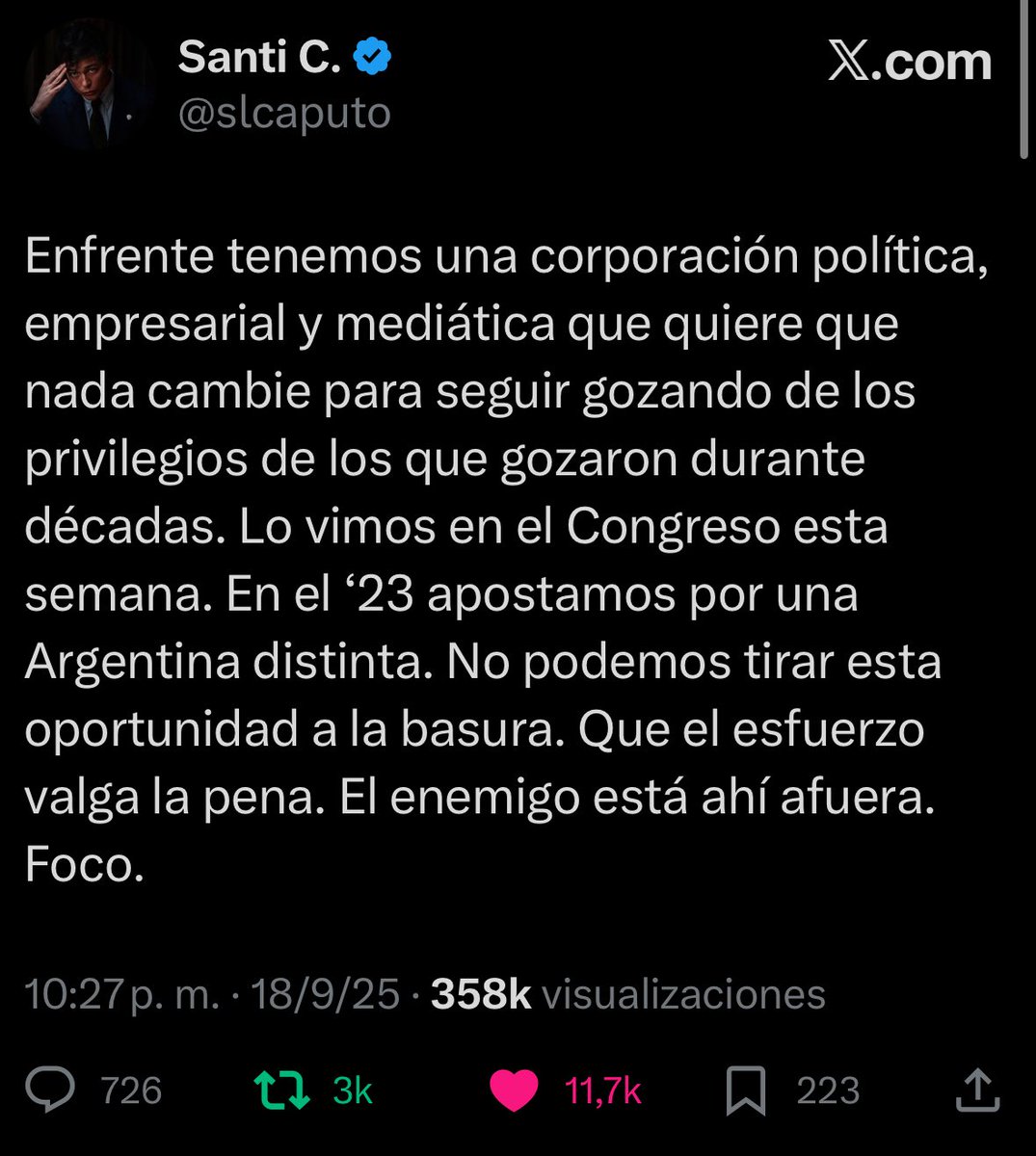 isidrobonicatto's tweet photo. How It Started  /  How Its Going

FOCO. https://t.co/QeuDvJpN1w