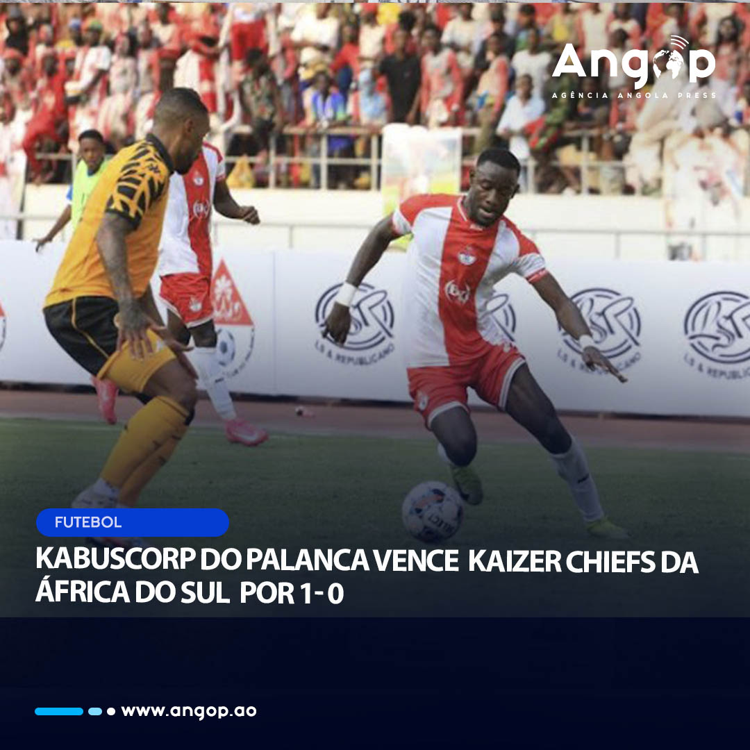 Com golo de Júlio, aos 59 minutos, segundos depois de ter entrado em campo, o Kabuscorp do Palanca venceu o Kaizer Chiefs da África do Sul, no estádio 11 de Novembro, em Luanda, para a “primeira mão” da Taça das Confederações.
angop.ao/noticias/despo…