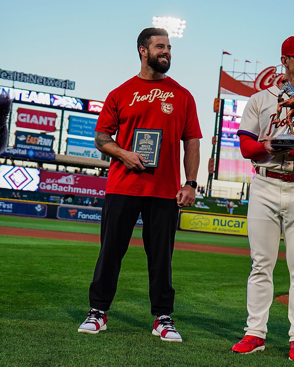 Bruce Peditto is the 2025 Triple-A Strength &amp; Conditioning Coach of the Year!