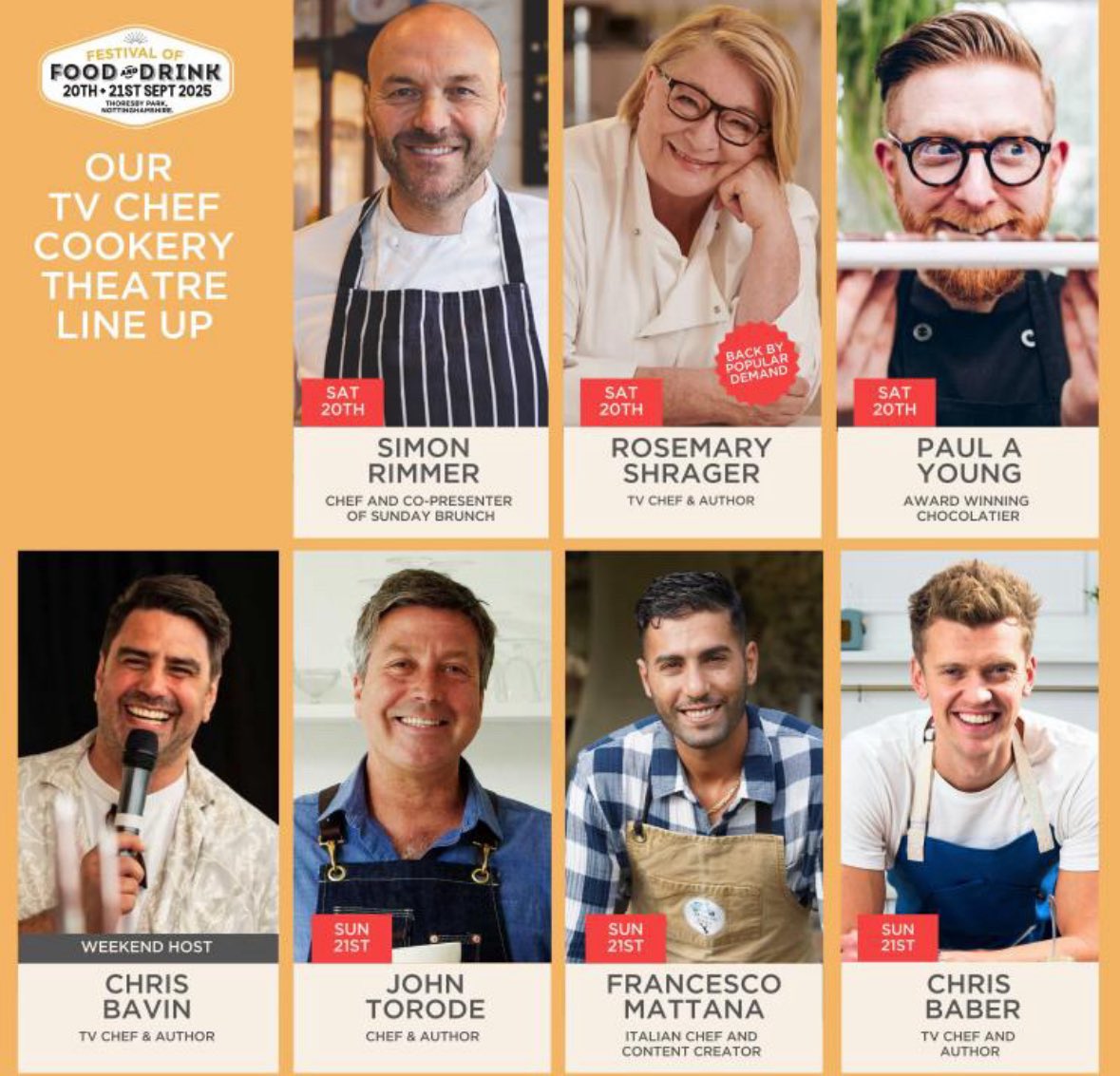 Head over to my Facebook page for a chance of winning tickets to the Festival of Food and Drink at Thoresby Park in #Nottingham #win #Competition facebook.com/share/1BLCxY1w…