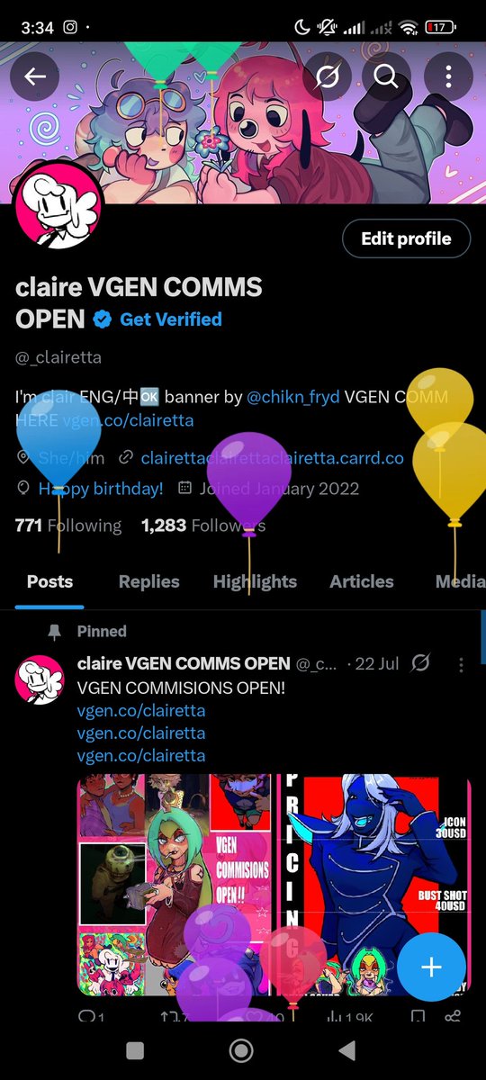 claire tweet media