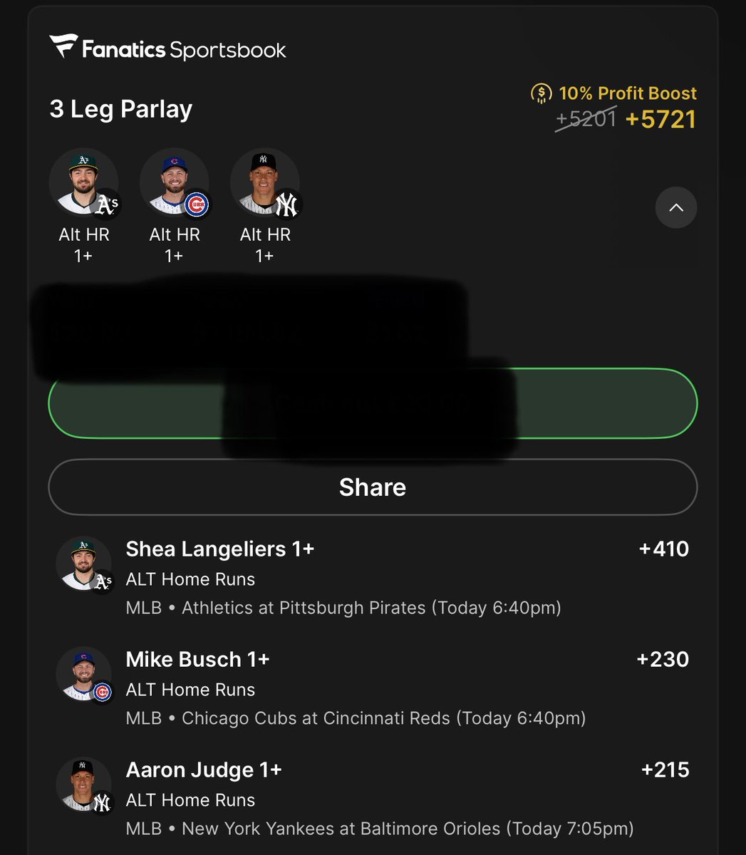 Determined to cash yall today. Two more we gotta win. 

#GamblingTwitter #GamblingX