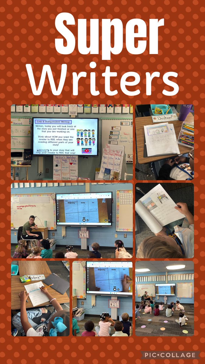 Jessica Eastman (@tech_and_tacos) on Twitter photo 📚✏️ Our Kindergarten & 2nd grade writers in Ms. Gangle’s and Ms. Sowell’s classes <a href="/PRE_Explorers/">Polo Road Elementary</a> are busy planning their small moment stories during Writer’s Workshop! 🌟 K is working on beginning–middle–end, while 2nd grade is stretching moments over pages. 🐛➡️🦋 #WritingMagic 📚✏️ Our Kindergarten & 2nd grade writers in Ms. Gangle’s and Ms. Sowell’s classes <a href="/PRE_Explorers/">Polo Road Elementary</a> are busy planning their small moment stories during Writer’s Workshop! 🌟 K is working on beginning–middle–end, while 2nd grade is stretching moments over pages. 🐛➡️🦋 #WritingMagic