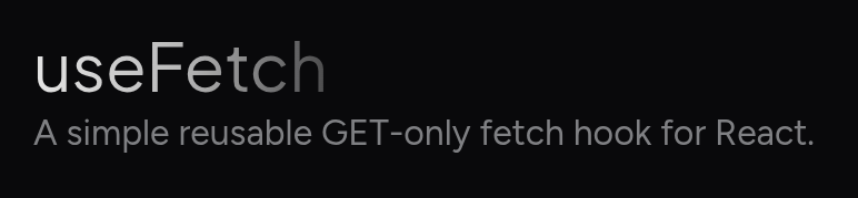 Stop writing repetitive fetch logic..
check it out  my new snippet: nextpointer.vercel.app/snippet/use-fe…