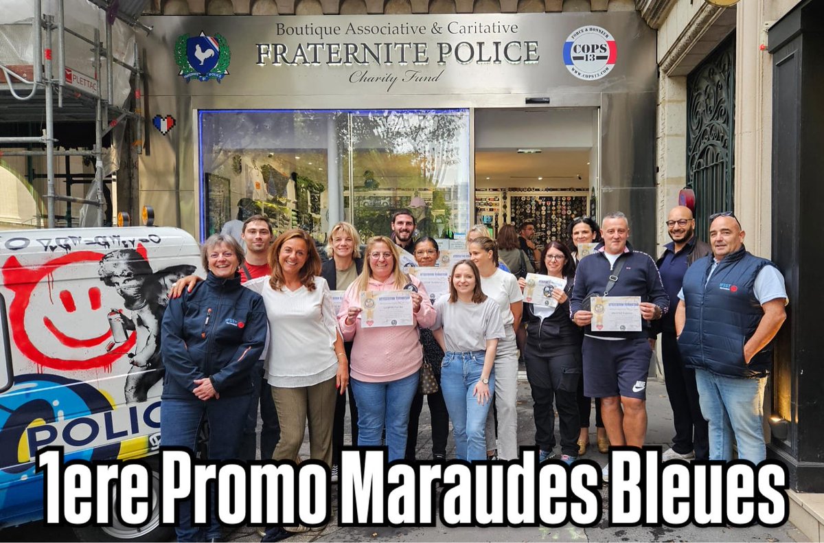 Bravo à la première promotion de la formation #MaraudesBleues ! Merci à tous pour votre participation ! Et merci à @ifsst_form pour leur professionnalisme !