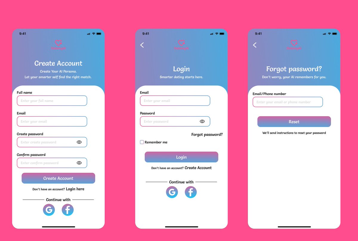 2ty3ree's tweet photo. Still Cooking The #DatemyAiapp ...Any Thoughts On These Pages??
WIP🚦 https://t.co/pMfMGQNfJG