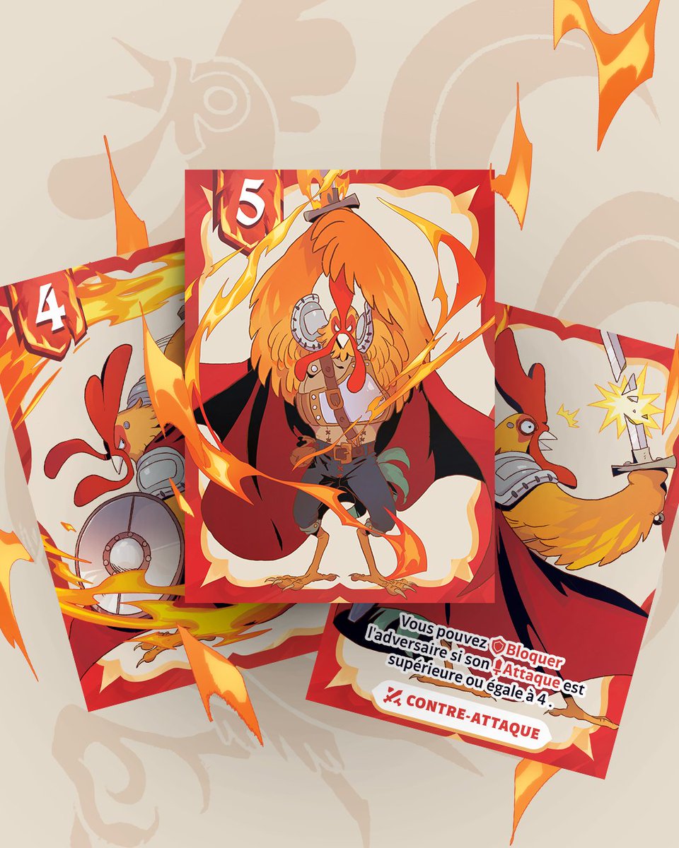 carrotfighters's tweet photo. Kokoro — the Rooster Knight
🪶🔥 A wall of feathers and steel, ready to withstand the hardest blows.

Illustration by @aten_man_
Color by jlk.fx

#CarrotFighters #CardGame #IndieGame #BoardGame #CharacterDesign #KnightRooster https://t.co/isOKcArl2d