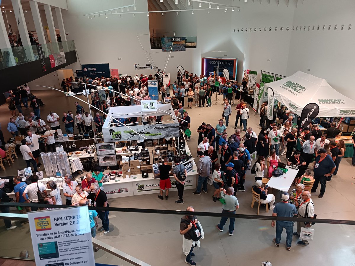 Como todos los años, fue un placer ver tantos amigos en IBERRADIO, muchas gracias a todos 👍