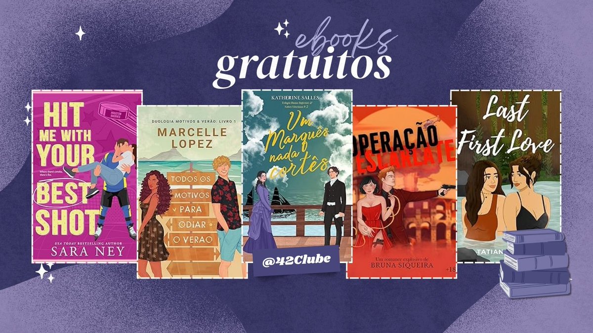 ☕︎ E-books GRATUITOS hj 20/09    
                                            — a thread💜