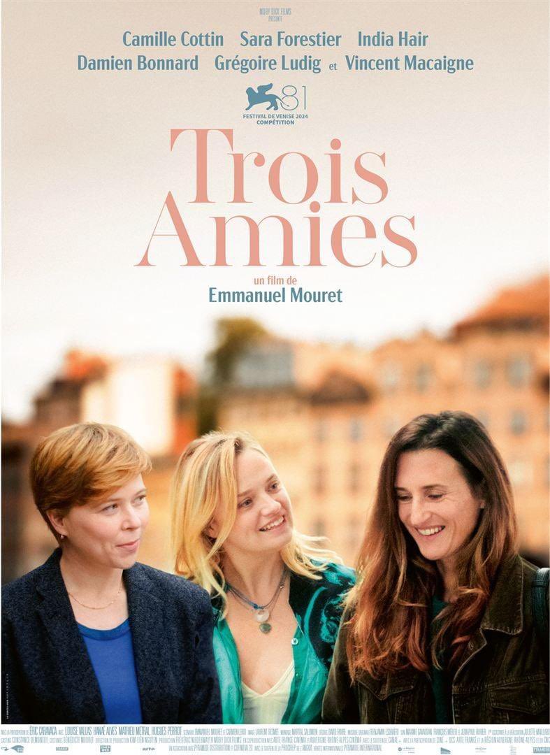 “Tres amigas”. La amistad y el amor de 3 mujeres por las calles de Lyon con la habitual fluidez y ligereza formal de Emmanuel Mouret, sin duda ya, uno de los grandes directores de comedia romántica hablada. #cine