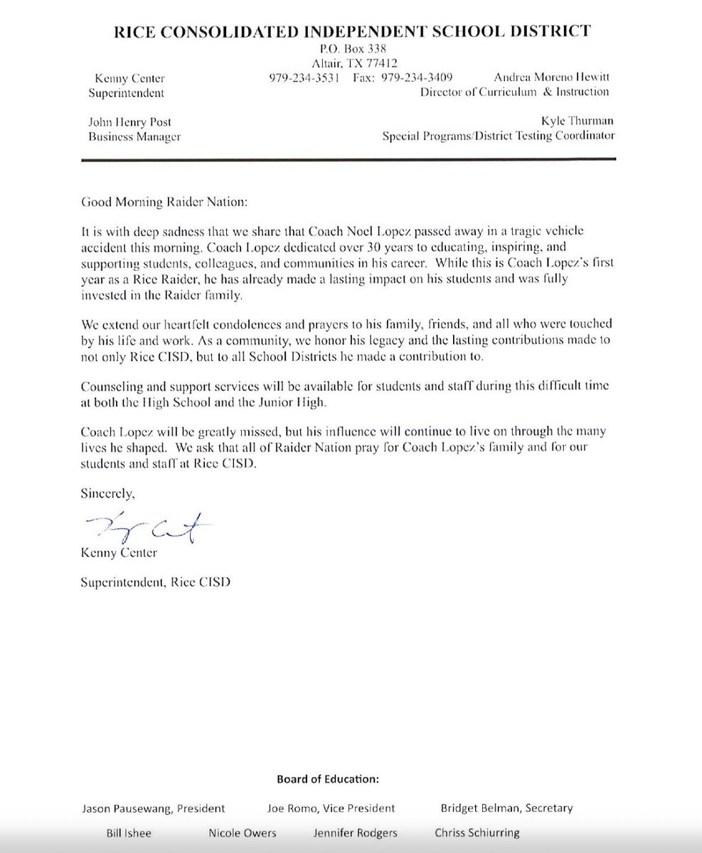 Rice High School (@ricehsraiders) on Twitter photo 