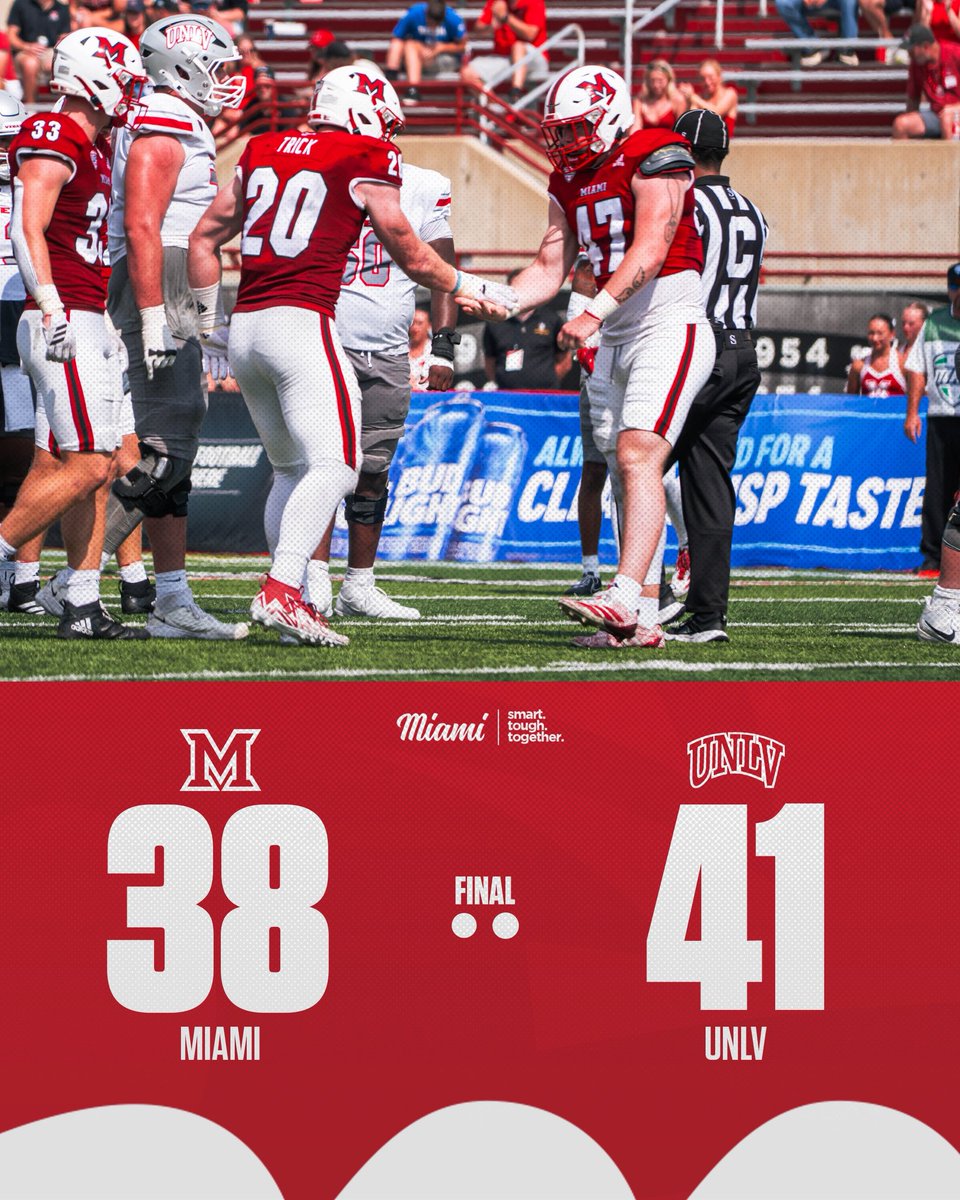 Miami (OH) vs. UNLV September 20, 2025 Live Scores, Updates, Odds(00)