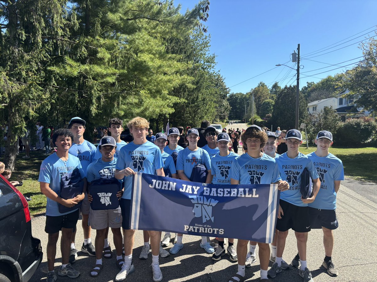 Patriot Baseball and Cheer coming out to give back to the community that constantly supports all of our John Jay programs! Thank you for having us East Fishkill Community Day #OneteamOnefamily #proudcoach <a href="/WCSDAthletic/">WCSDAthletics</a> <a href="/WCSDEmpowers/">WCSDEmpowers</a> <a href="/JJEFAthletics/">JJPatriots</a>