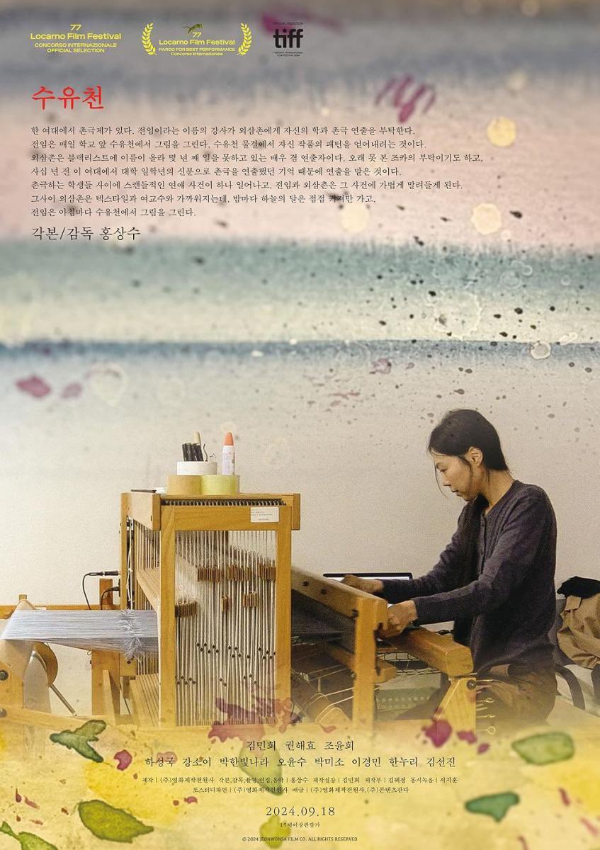 “En la corriente”. Lo cotidiano, el teatro y el arte de crear entre conversaciones con soyu. Y ya estamos esperando la siguiente del gran Hong Sangsoo. #cine