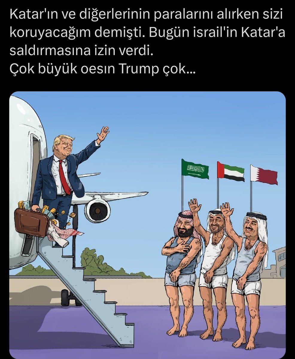 30 Boeing uçağının nedeni ne diye sorma! 
Önce Netanyahu çıktı açıklama yaptı sonra Erdoğan cevap verdi. 
Şimdi de bizi koruyacak mısın diye sormaya gidiyor! 
Karşılığında bir miktar ödeme yapacak tabi ki! 
En az 30 milyar dolarcık falan!