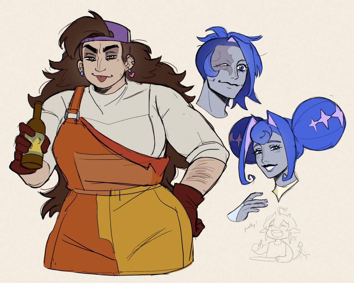 Beelzebuubz's tweet photo. Got my favs already  
#sketch #KnightsOfGuinevere https://t.co/77zVm3RoQm