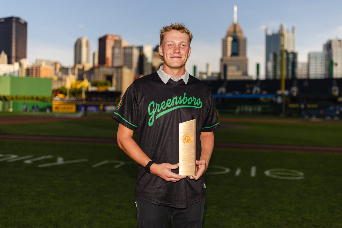 GSOHoppers's tweet image. Congrats to Connor Wietgrefe for being the 2025 Pirates Community Commitment Program winner for the Grasshoppers!

Over the 2025 season, Connor spent numerous hours volunteering and making a meaningful impact in the Greensboro community.