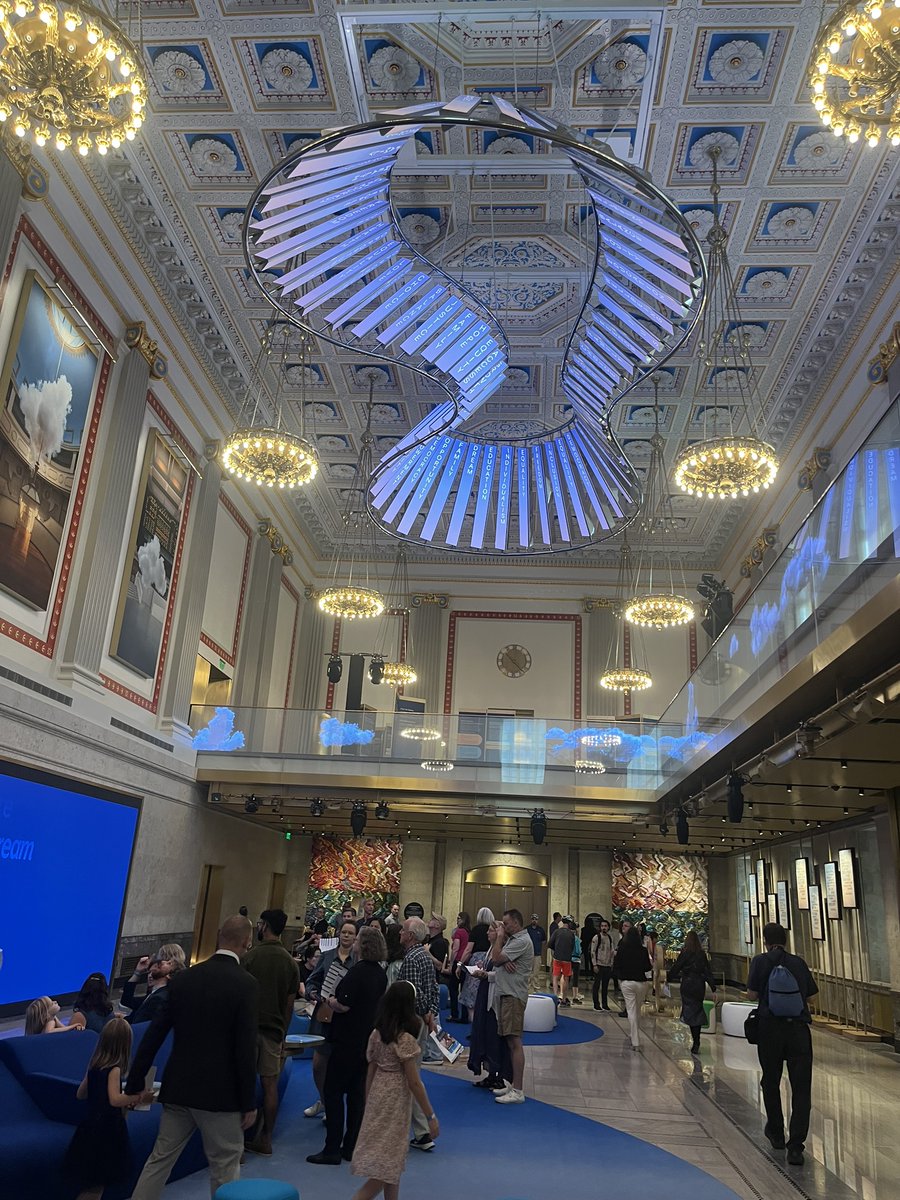 Celebrating the public opening of the MCAAD today, inspiring the future of the American Dream. <a href="/AdvanceTheDream/">Milken Center for Advancing the American Dream</a> <a href="/NIETteach/">National Institute for Excellence in Teaching</a>