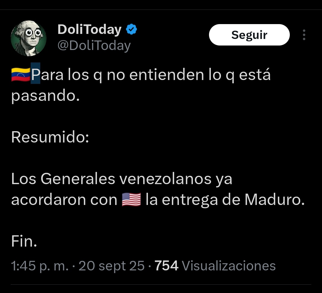 A la pandilla de "superdateados" de <a href="/Visionsito/">Visionsito</a> ex (@VnzlaVzla) se une una nueva piltrafa vendedora de humo :
                      🤡 <a href="/DoliToday/">DoliToday</a> 🤡

#NoSeRian 🤣😂

#20Sep