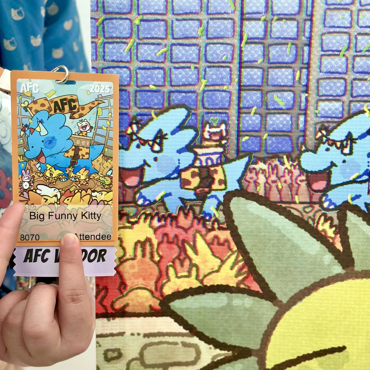 coolartcorner's tweet image. hey look! it’s my art @ #AFC2025 ‼️‼️