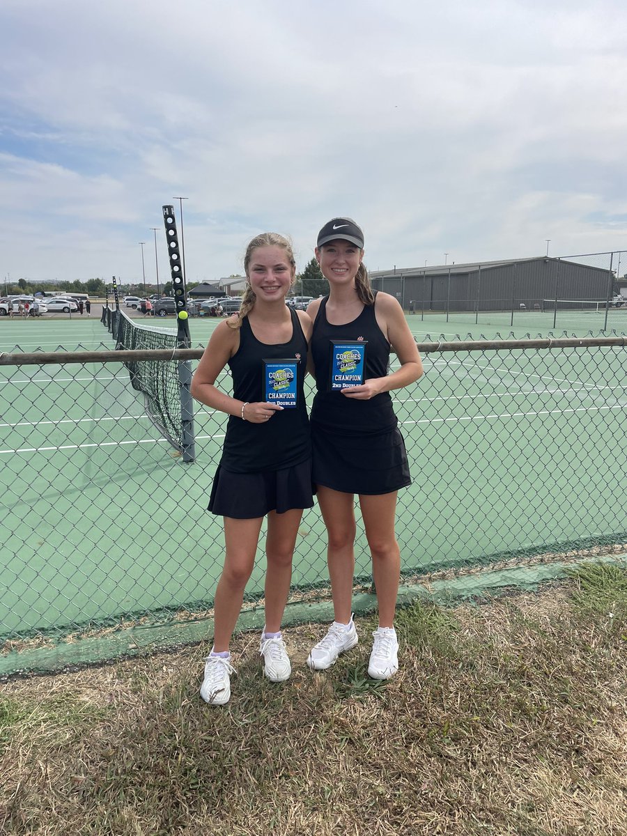 Congrats Jenna Bullock, Maddie Murphy, Madeline Lair &amp; Maddie Redelman for winning their doubles divisions! Congrats Addi Byron for being runner-up at 2nd Singles! <a href="/LABTigers/">Loveland Athletic Boosters</a> <a href="/Loveland_AsstAD/">Shayne Lyons</a> <a href="/LHSTigerAD/">Jayson Bruce</a>
