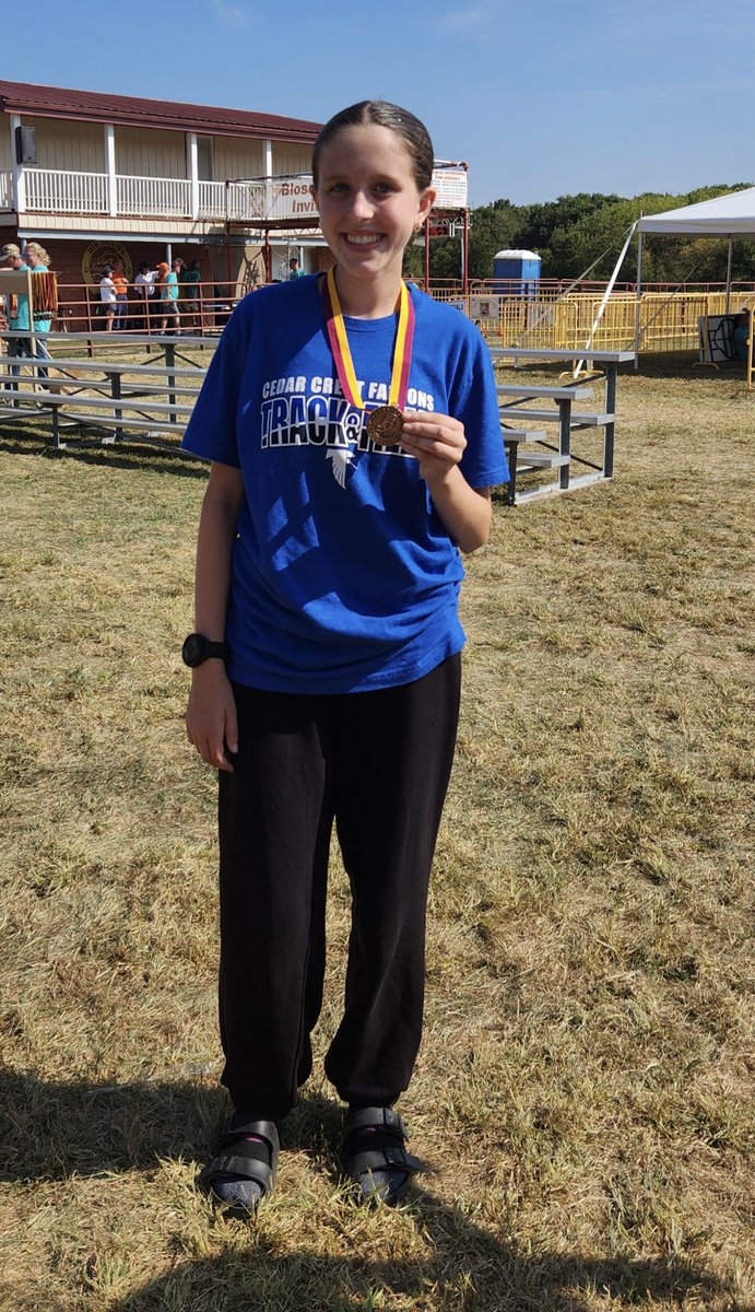 CCHS JV XC runners Sean Alexander, Cam Willis, Evan Weimer, Julio Romero-Lopez, Ryan Zartman, Bryce Wampler, Toby Felker, Jonah Conville, &amp; Sami Rundle earn medals at the Ben Bloser Invitational! Depth wins Championships 💪