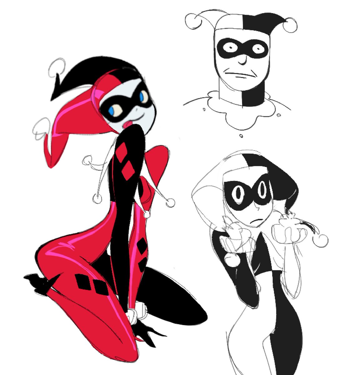 old Harleen sketches