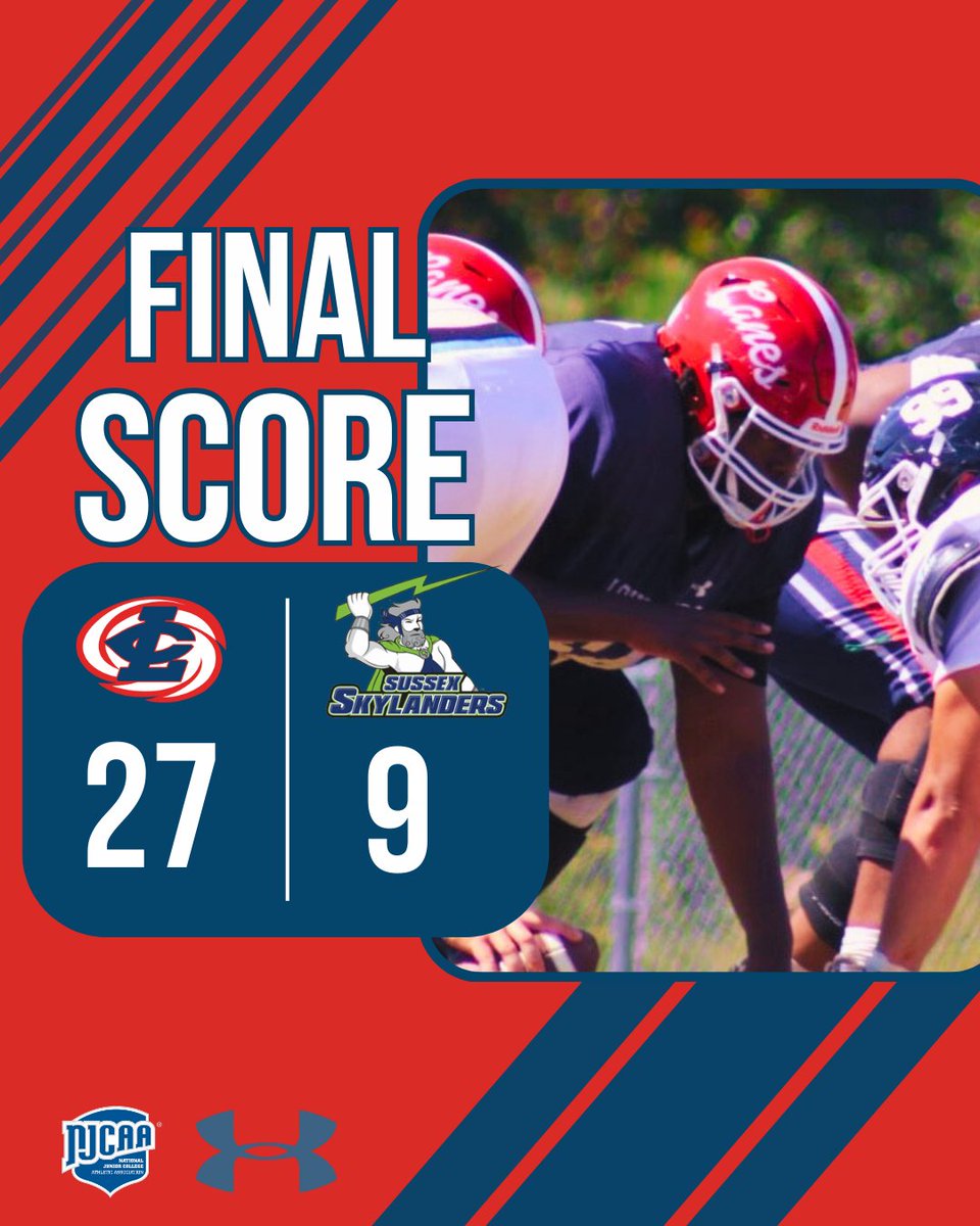🏈 FINAL SCORE 🏈

Louisburg College 27
Sussex County CC 9
The Hurricanes came away with a strong road win today! Our offense came alive and the defense held firm when it mattered. 🌪️

#GoCanes | #HurricaneNation | #NJCAA