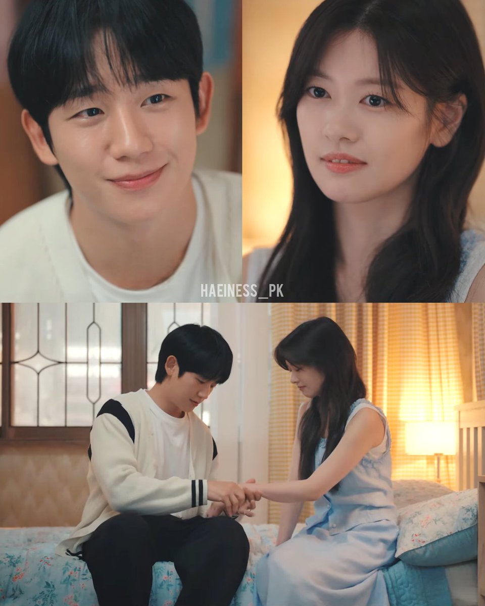 When I heard that when he gave Seokryu the gold bracelet, the part where he got down from the 🛏️ and kneeled was actually ad-lib (not in the script), the whole venue went "ahhhhh" 🙈 and got so hyped lol.
I got hyped too lol.

©️ RukaJJ15 
#FourFlavours #JungHaein #LoveNextDoor