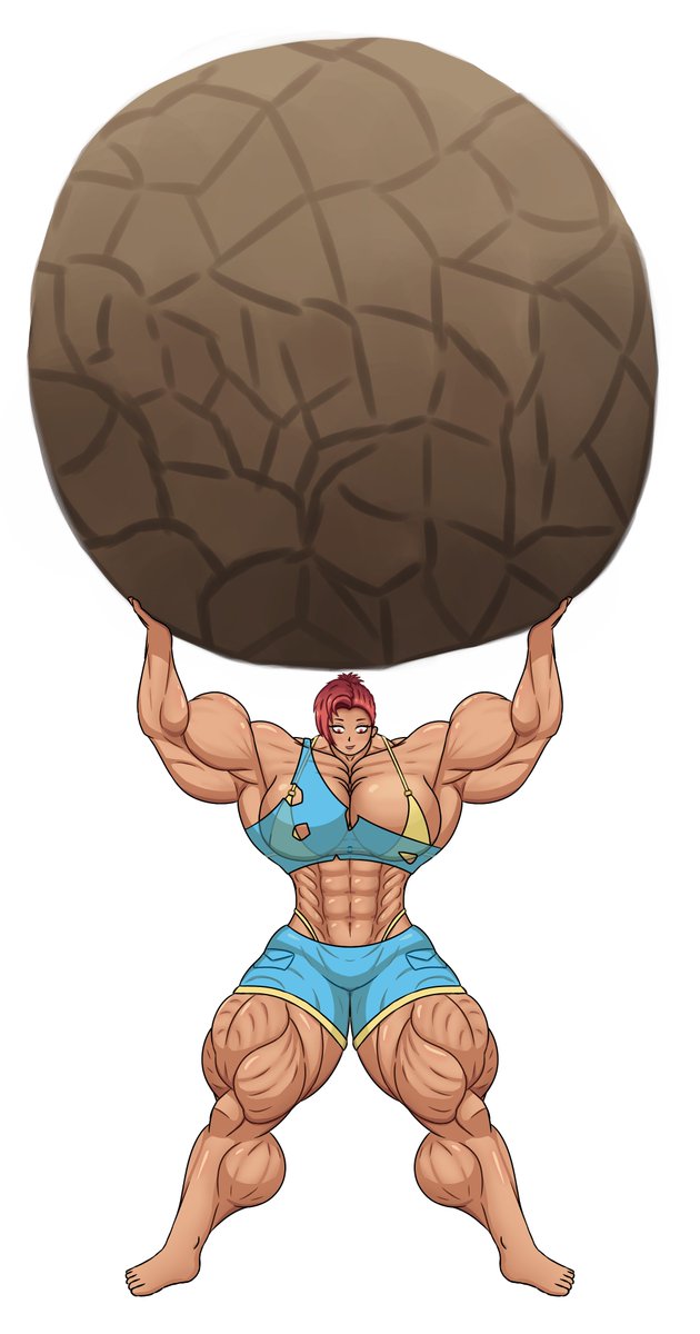 Kasumi, my Feraligatr gijinka, as she use her strength