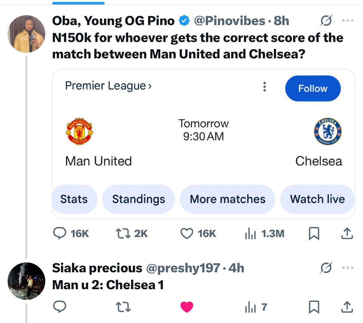 preshy197's tweet photo. @Pinovibes Still waiting boss https://t.co/hwSDcUwmZT