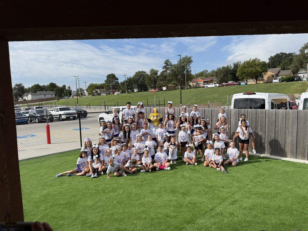 Had a blast at the football game with our mini CONQ cheerleaders! #GoConqs #BurnTheBoats