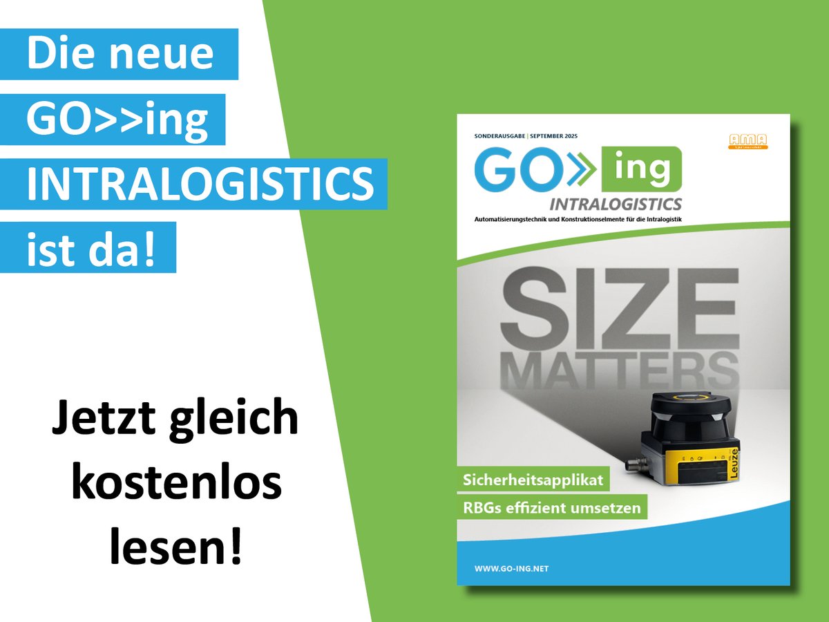 MesswebD's tweet image. Spannende Artikel aus der #Intralogistik in unserer neuen @GOing_magazin INTRALOGISTICS: #KI &amp;amp; Simulation, Antriebe für Lagerautomation, humanoide #Roboter, #Fördertechnik &amp;amp; KI-Bildverarbeitung. Jetzt reinlesen 👉 ama-digital.epaper-publishing-one.de/kiosk/reader/a…