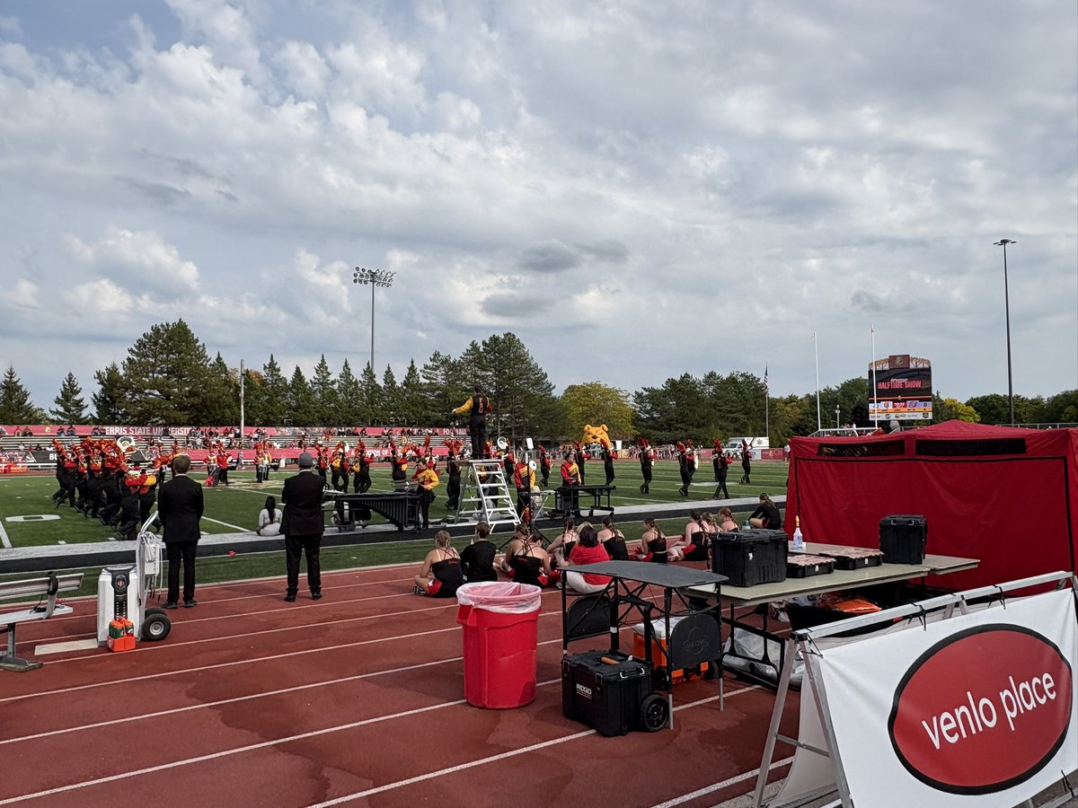 Rio Grande football hadn’t had a season since 1949. Maybe the defending DII champions were too tall an order here. They’re down 42-0 at the half to Ferris State.