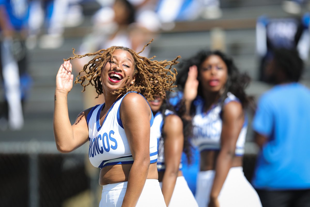 FSUBroncos's tweet image. Final: Broncos defeat ECSU 51-8 for the Down East Classic!!🐴💙🤍🏈