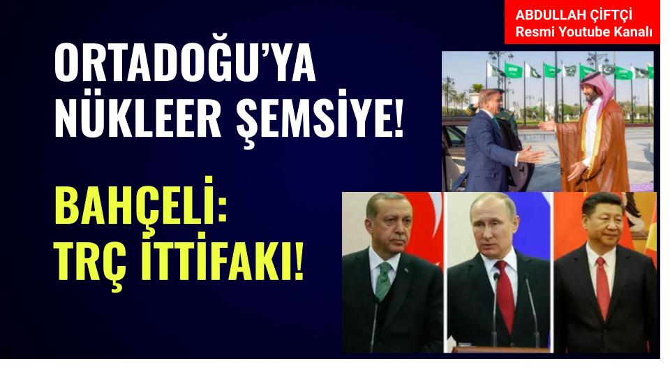 Arkadaşlar

Ortadoğu'ya nükleer şemsiye!
Devlet Bahçeli: TRÇ İttifakı!
Neler oluyor?

Detaylar Youtube kanalımda video sohbetinde

youtu.be/sLHwUqVZ5Ns?si…