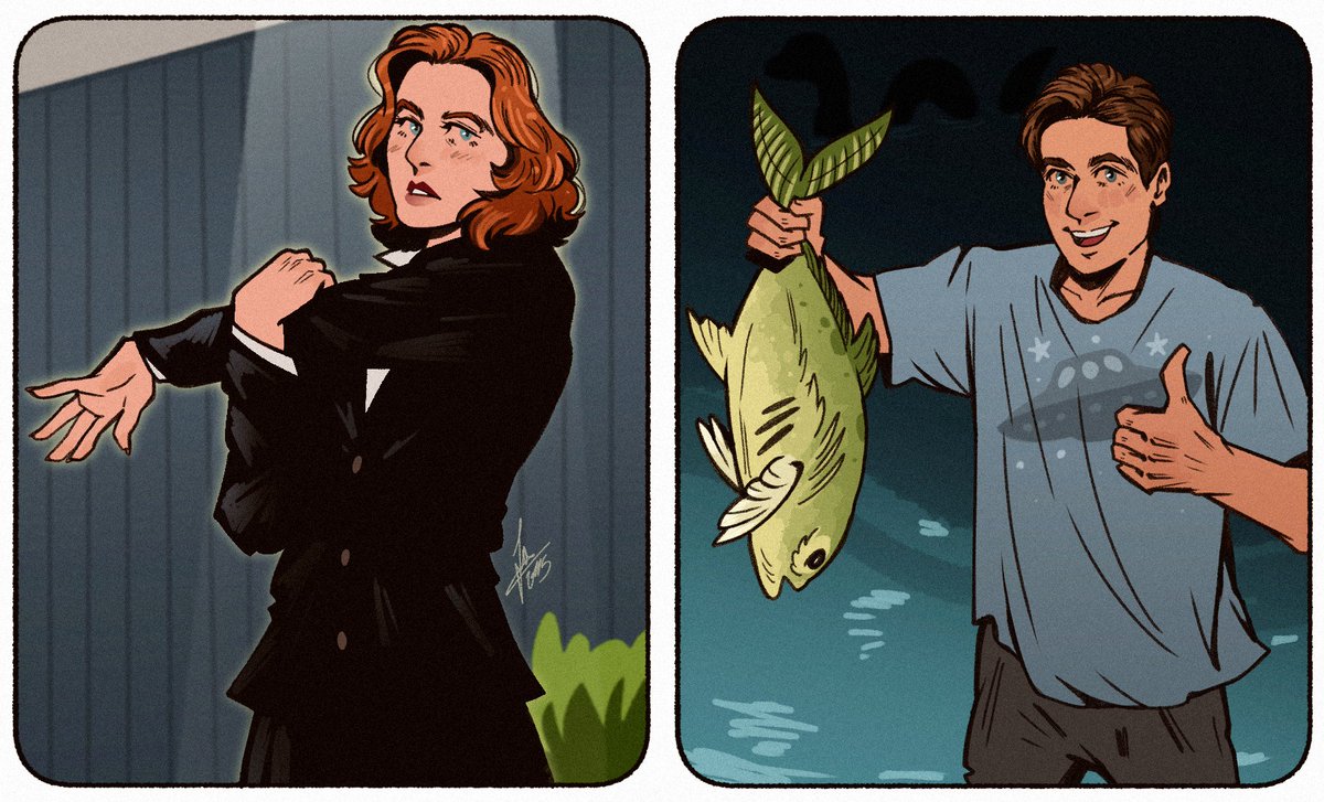 thought of scully and mulder instantly