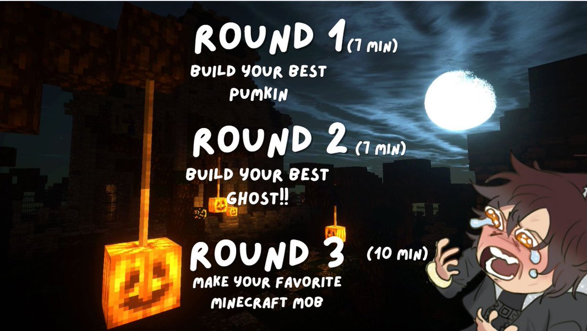 CartzGamez03's tweet photo. MINECRAAFT BUILDING EVENT TODAY!! For anyone who wants to win VIP on my channel or just have a god time ill be streaming at 6MST for the compation!!!
Open to any <3
Twitch -->https://t.co/2djSlutAT0 https://t.co/ZFmNcZdnCK