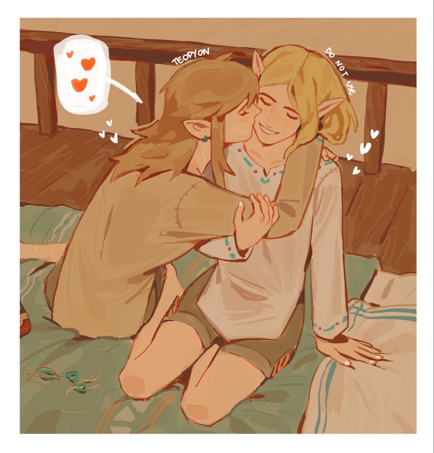 PyonTeo's tweet photo. just a few cuddles before going to sleep...

#zelink #zelda #リンゼル #TheLegendOfZelda #totk #botw https://t.co/S4u6gPeCZn