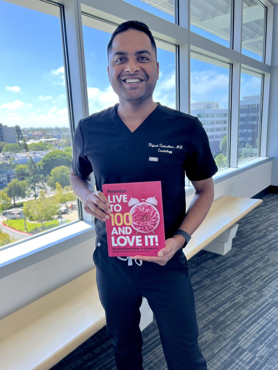 Thrilled to contribute to Live to 100 and Love It!— a thoughtful and empowering new guide to longevity from <a href="/PreventionMag/">Prevention Magazine</a>, out this week.

Practical. Science-backed. Inspiring.

<a href="/Hearst/">HEARST</a> #liveto100 #longevity #healthyaging #wellness #cardiologist #medicine