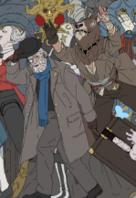 I JUST NOTICED THIS. EVEN IN THE ANNIVERSARY ARTWORK THEY REINFORCE THAT GEPETTO ALSO SYMBOLIZES THE COACHMAN. GLORIOUS