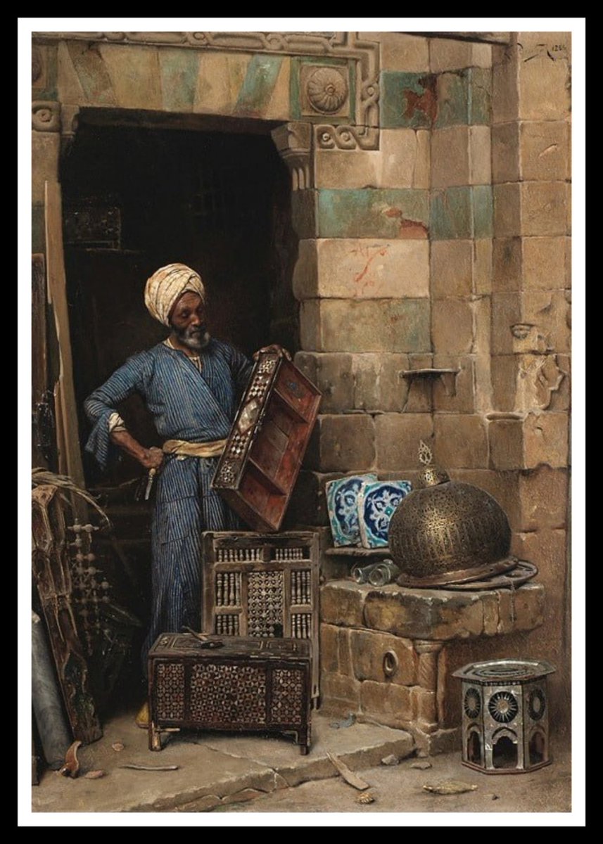 abderoud's tweet image. "The Carpenter", 1884
By Ludwig Deutsch, (1855–1935).