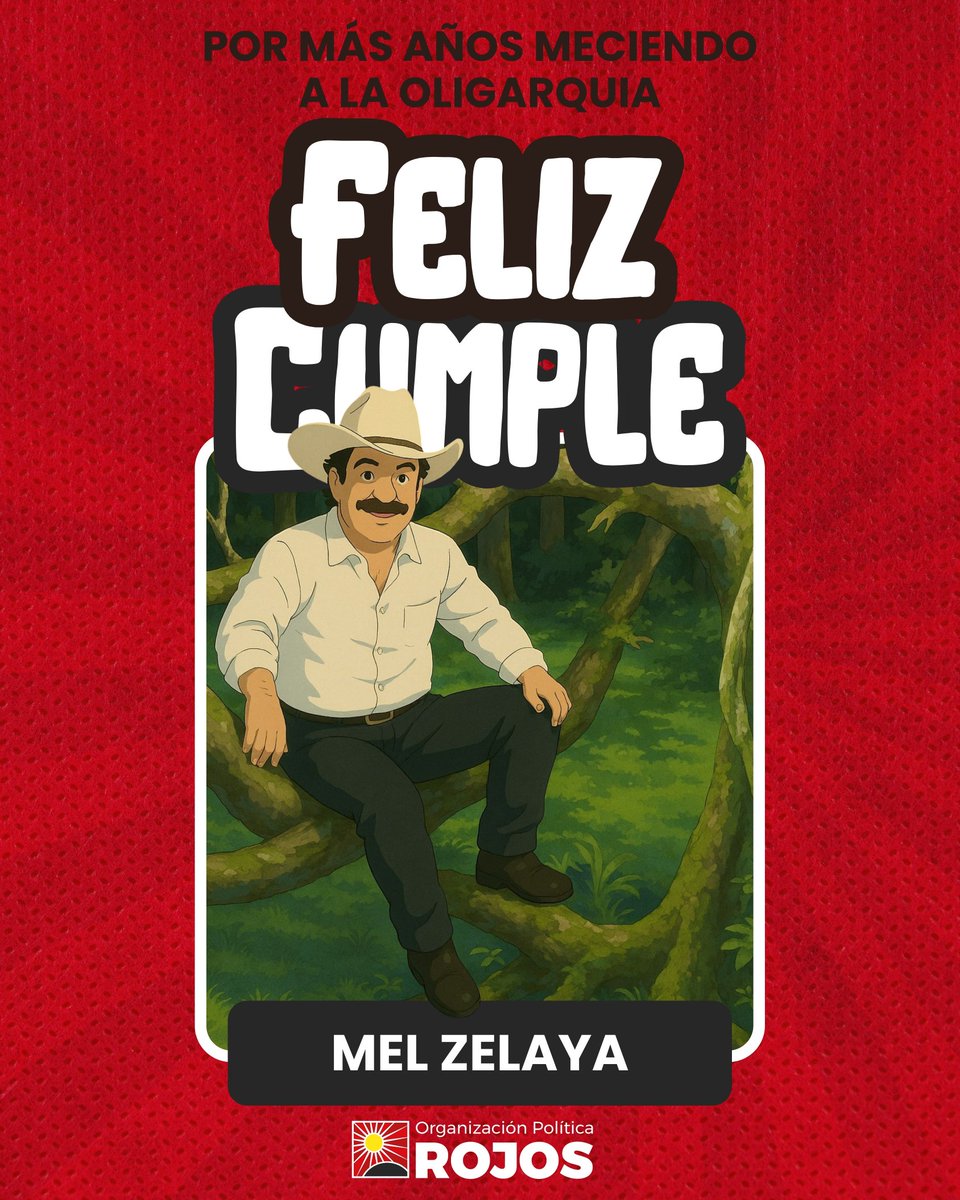 Por más años meciendo a la oligarquía. 🥳