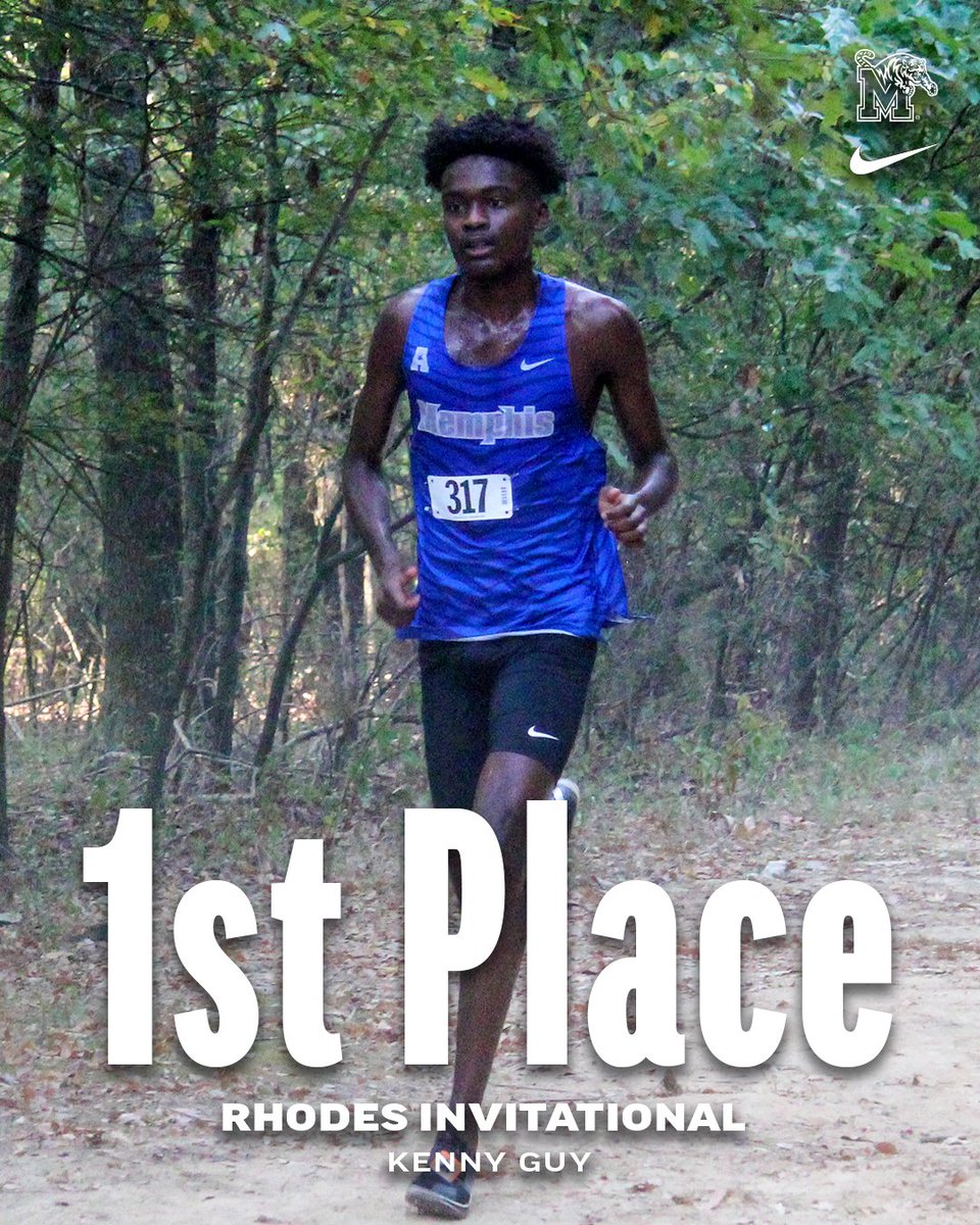 First Place Winners 🥇
Congrats to Ann-Marie Braese for winning the 5k and Kenny Guy at the 8k this morning at the Rhodes Invitational! 

#GoTigersGo