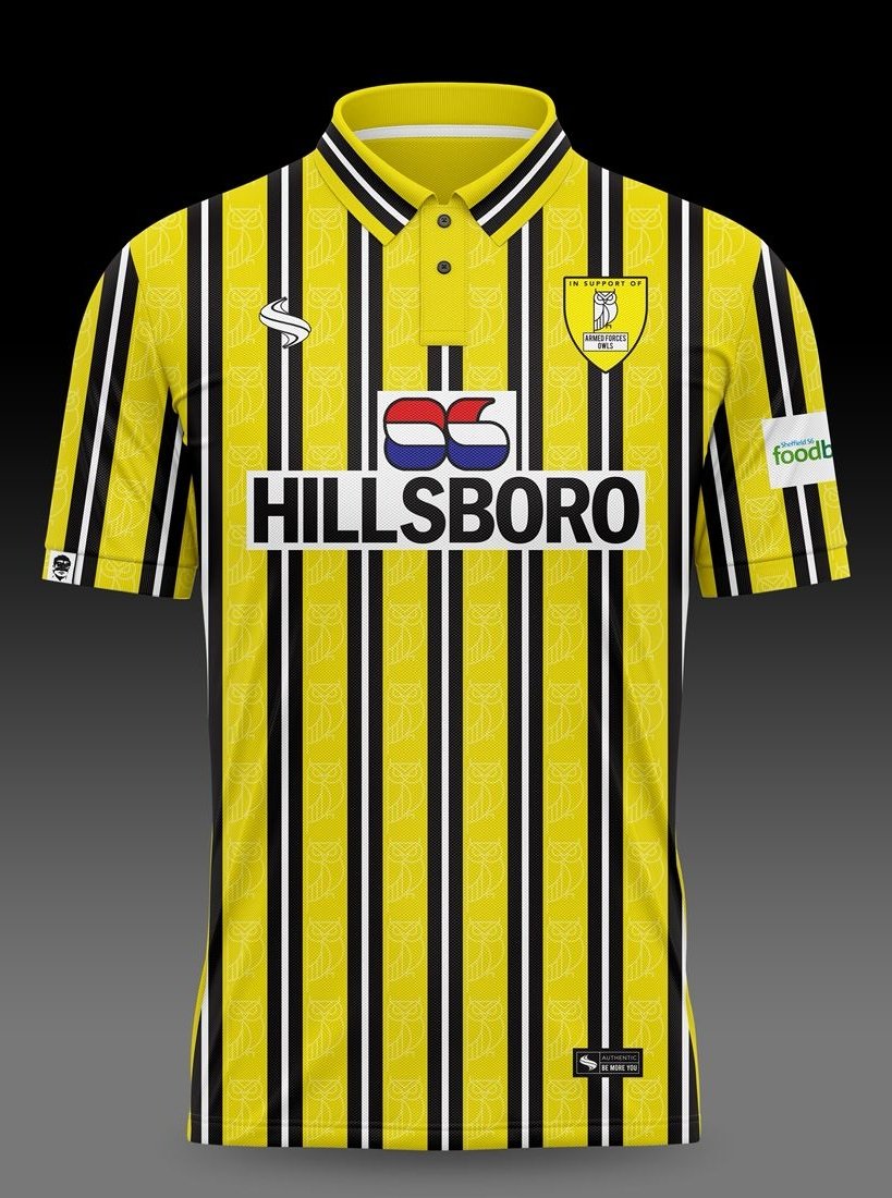 Had it back from the manufacturer that we're on over 50 shirts sold in less than a week!! Thank you for your support! Remember, for every shirt, £5 will be donated to S6 Foodbank! Keep the orders coming!!

s66sportswear.co.uk/armedforcesowls

#swfc