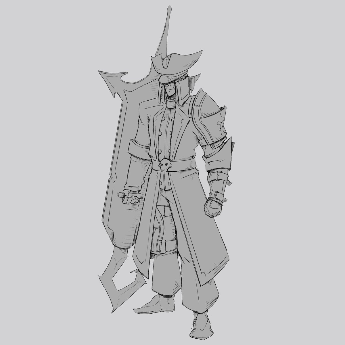 Day 20 of my sketchtember challenge where I try to design a character each day