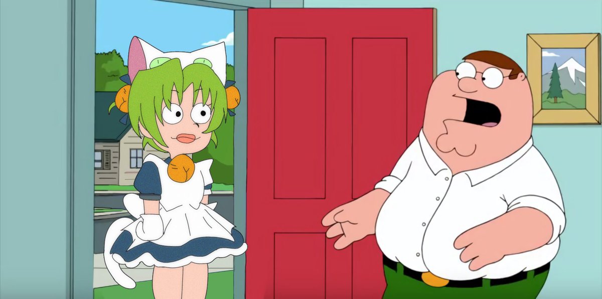 Holy crap Lois, it's Dejiko from Di Gi Charat!