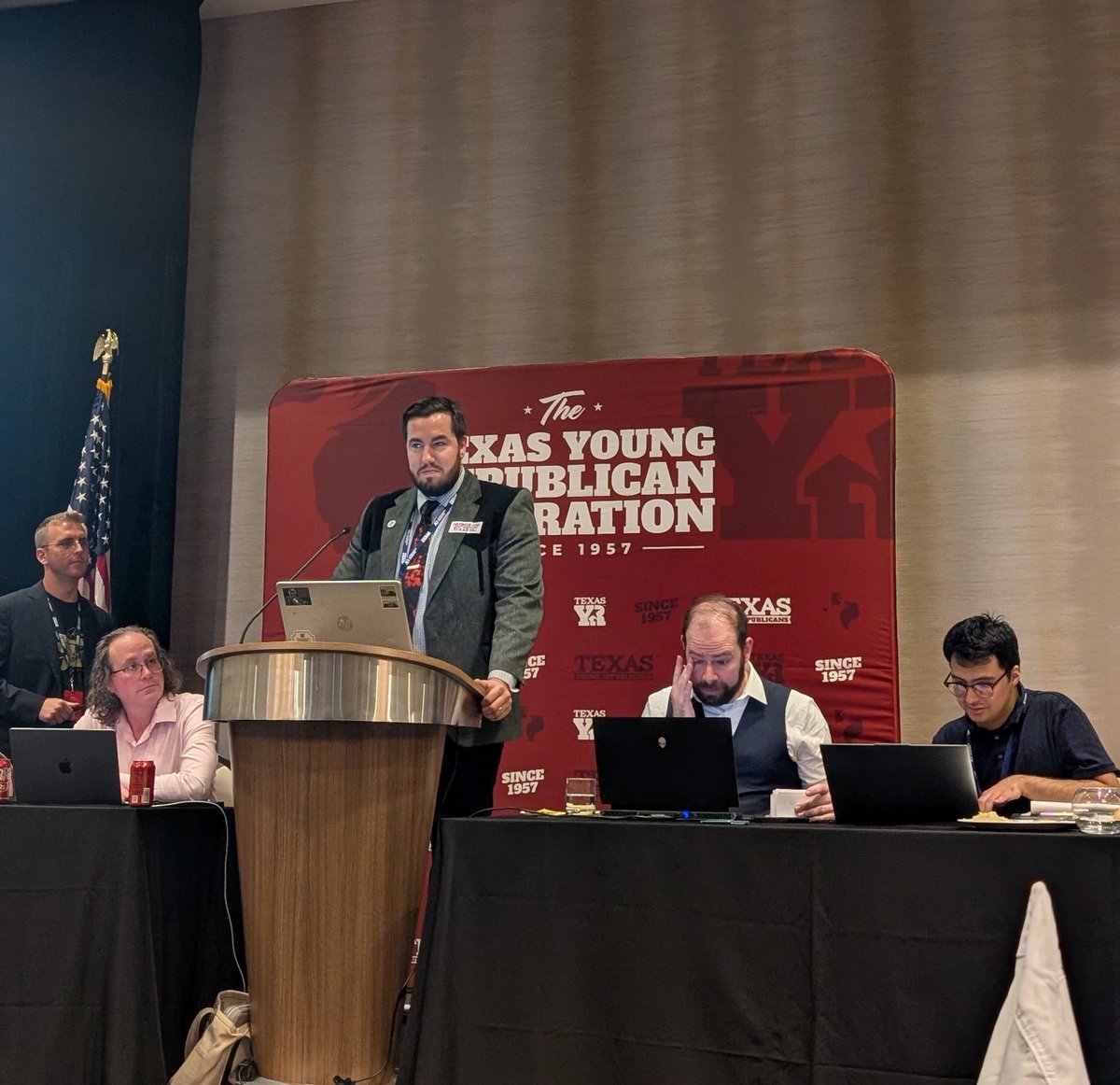 Congratulations to my friend <a href="/lawyerbrymer/">Jimmy Brymer</a> for being elected <a href="/TexasYRs/">Texas Young Republican Federation</a> National Committeemen. I know you will represent Texas well in the <a href="/yrnational/">Young Republicans</a> committee.